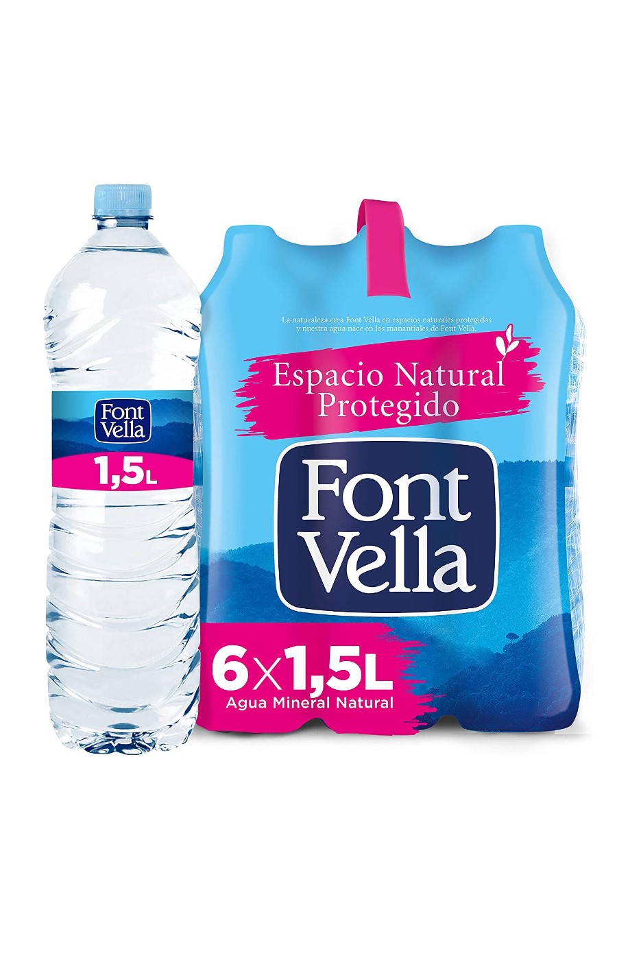 FONT VELLA PET 1,5 LITROS PACK DE 6 - Aguas